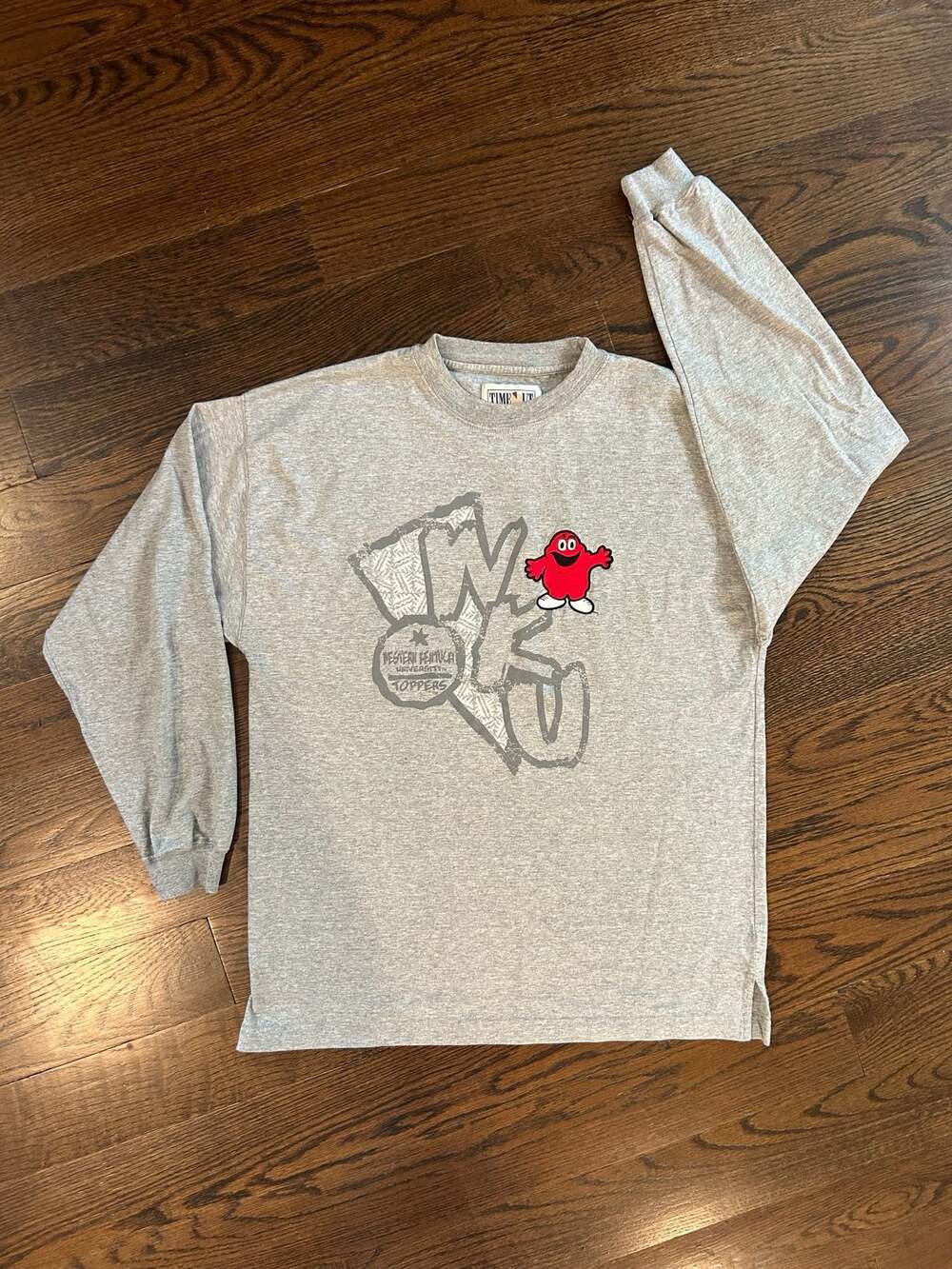 Vintage Time Out Western Kentucky University WKU Toppers Long Sleeve Shirt Size